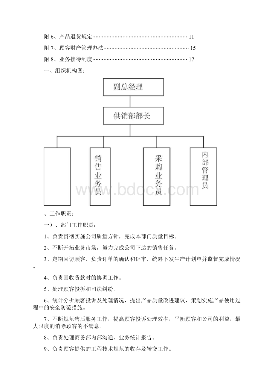 商务部工作职责和规章制度Word格式文档下载.docx_第2页