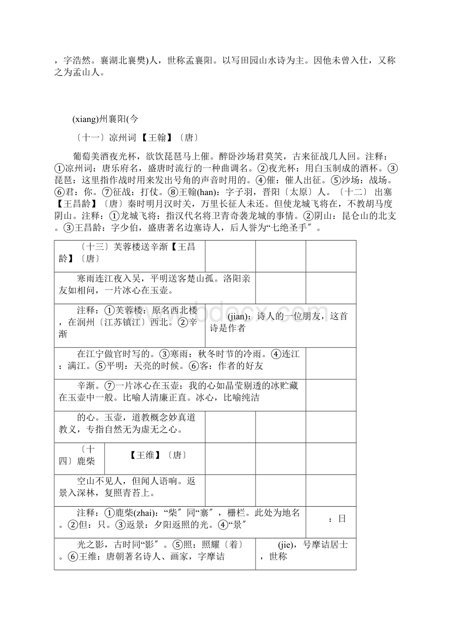 小学生必背古诗词75首注释版Word下载.docx_第2页