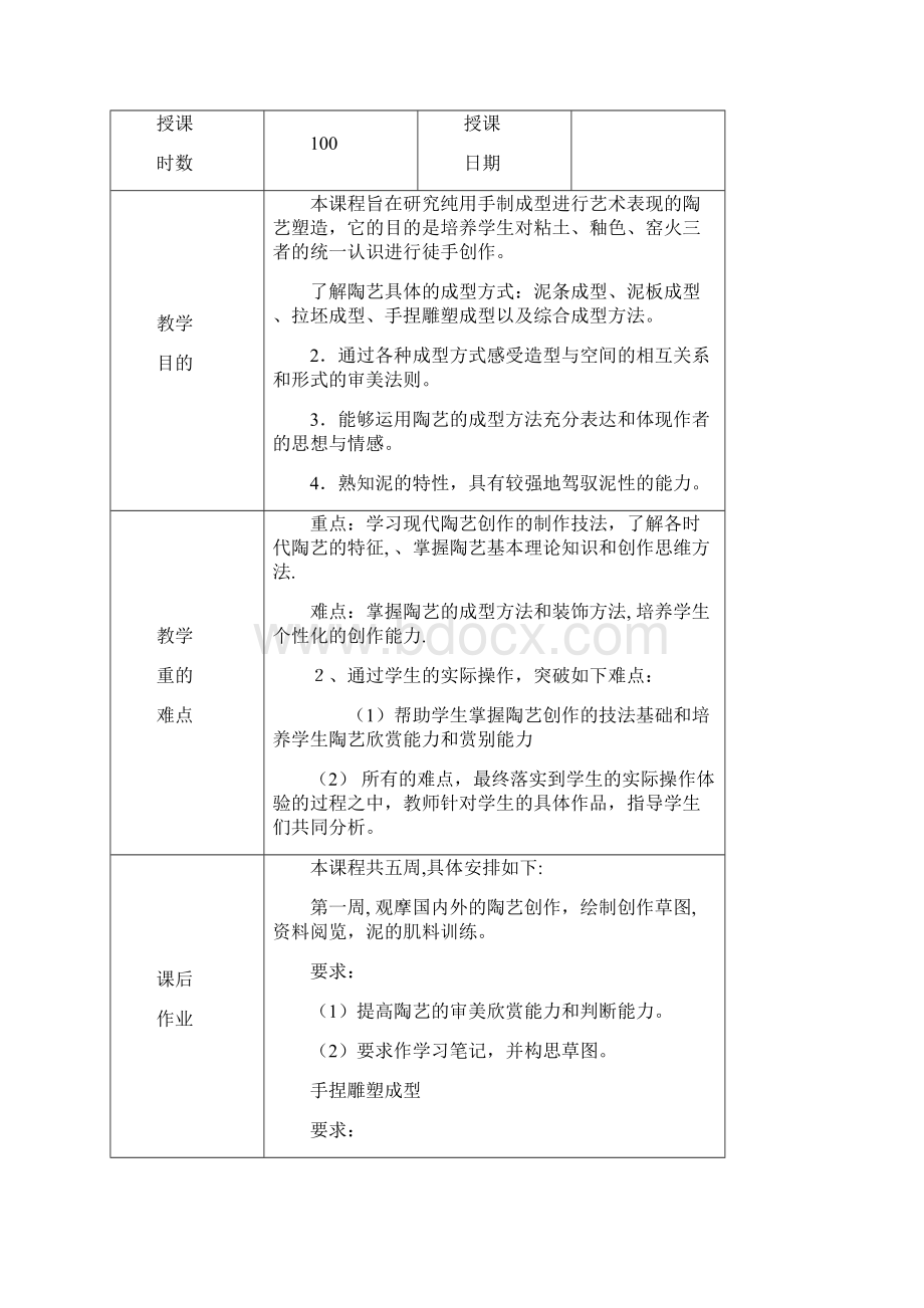 现代陶艺教案.docx_第2页