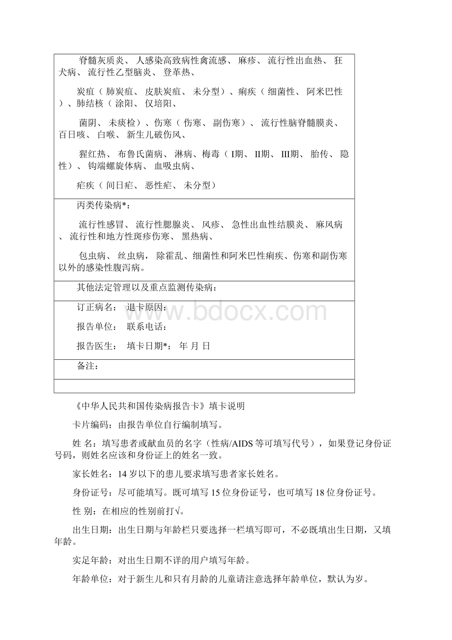 传染病报告卡及艾滋病性病附卡.docx_第2页