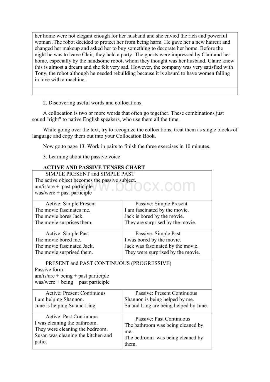 人教版选修7unit 2 Robots P2 教学设计Word文档格式.docx_第2页