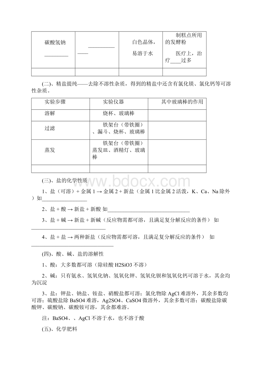 化学第十一单元《盐 化肥》复习教案1人教版九年级下.docx_第2页