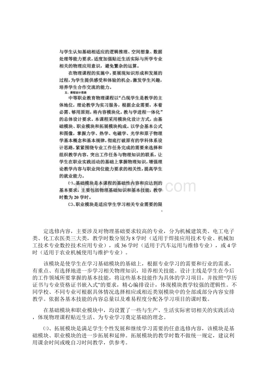 中等职业教育物理课程标准.docx_第3页