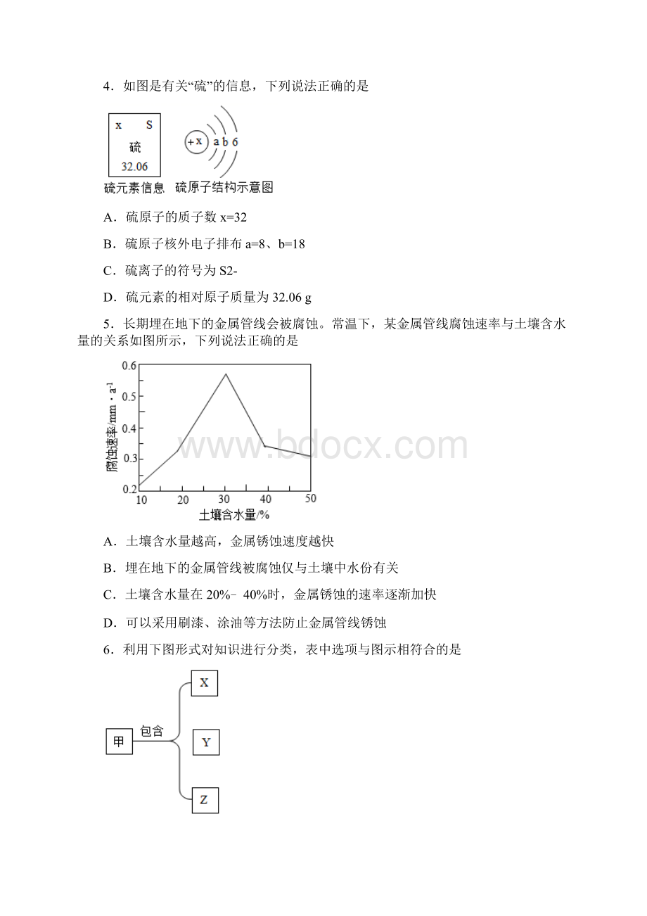 福建省福州市九年级适应性考试化学试题 答案和解析.docx_第2页