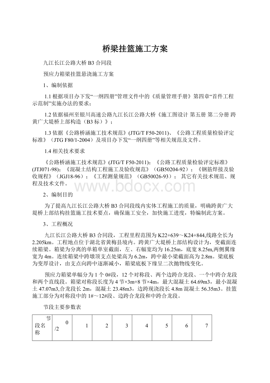 桥梁挂篮施工方案.docx