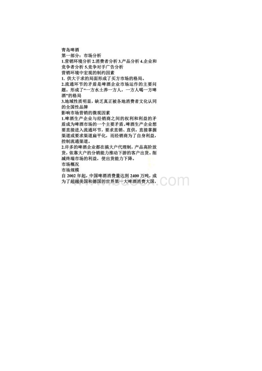 实习报告青岛啤酒Word格式文档下载.docx_第2页