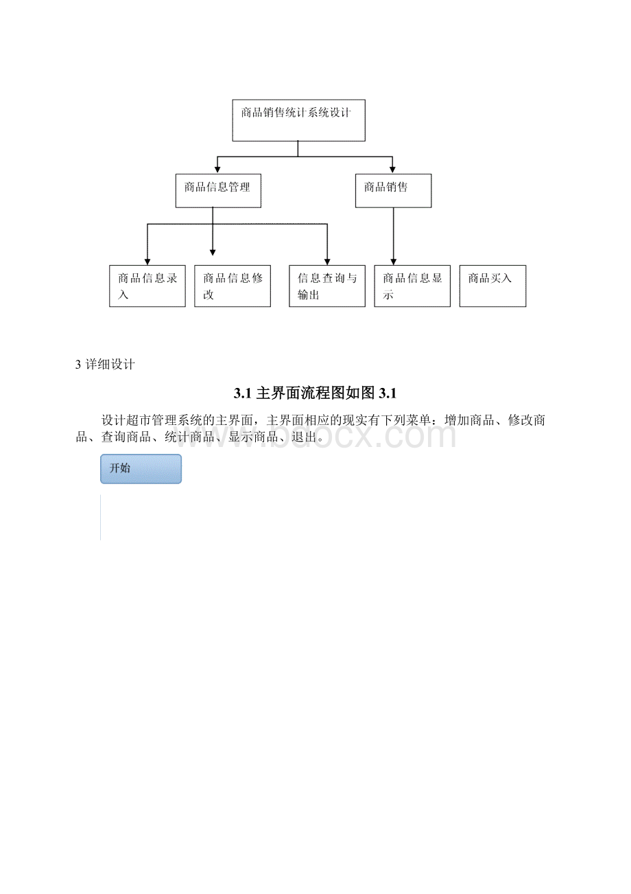 c语言课程设计报告商品销售统计程序.docx_第3页