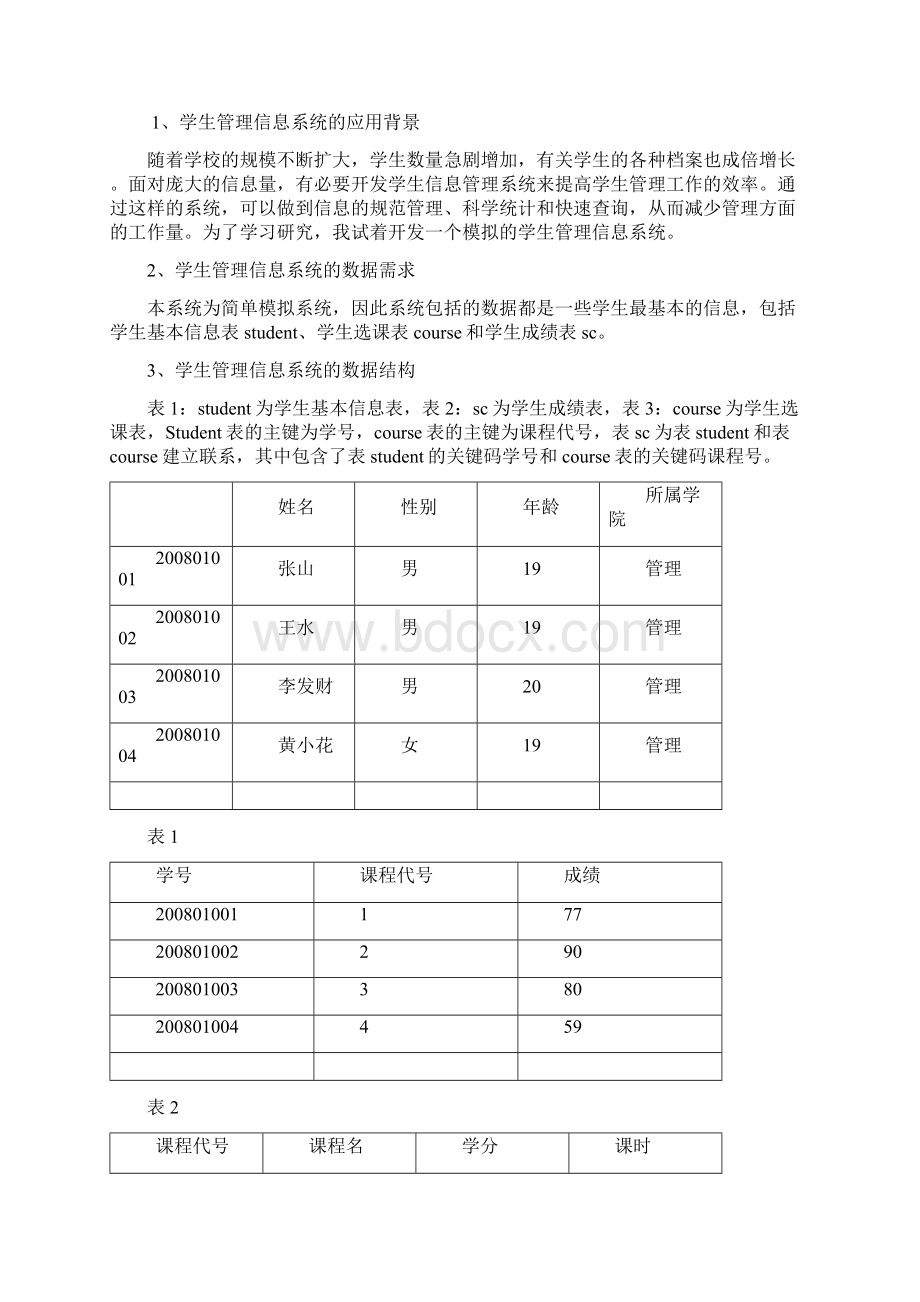 学生信息管理系统数据结构设计与实现.docx_第2页