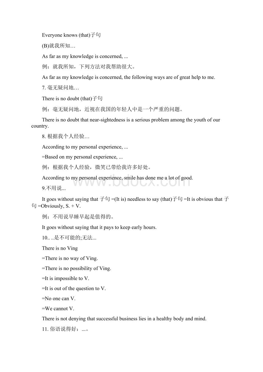 大学英语四六级作文高分句型Word下载.docx_第2页