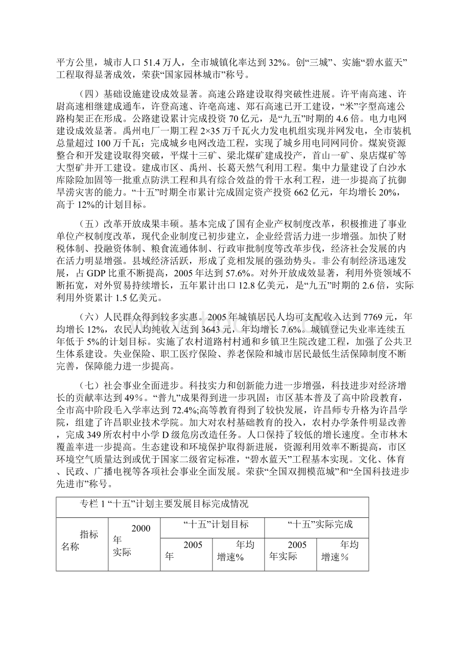 冶金行业许昌市国民经济和社会发展.docx_第2页