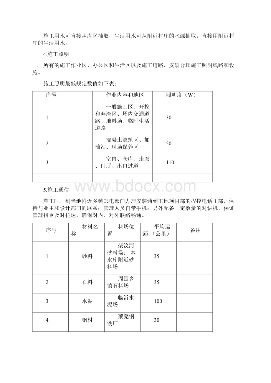 完美升级版东周水库项目施工方案.docx_第3页