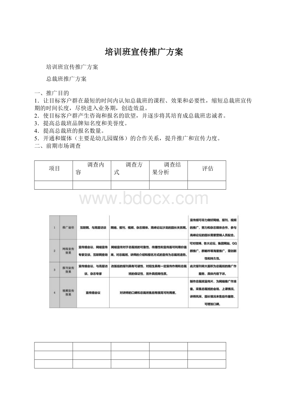 培训班宣传推广方案文档格式.docx_第1页