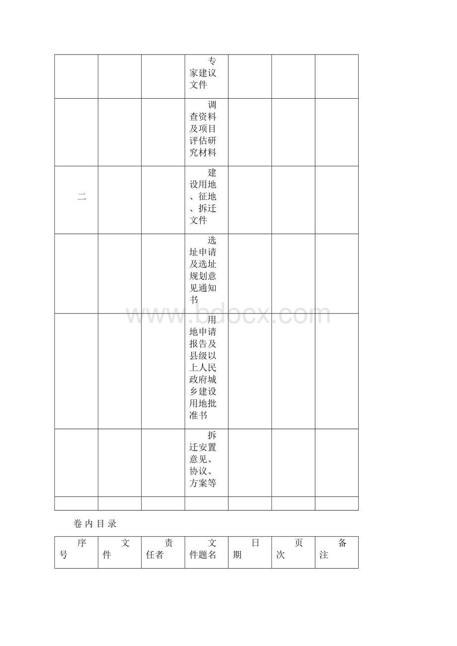 建设工程文件归档整理规范表格及序号.docx_第2页