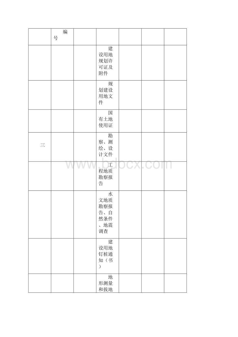 建设工程文件归档整理规范表格及序号.docx_第3页