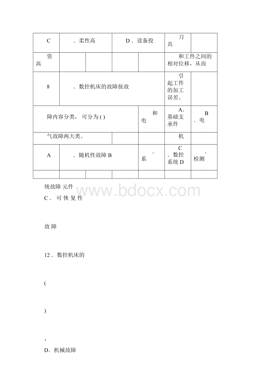 电大专科《数控机床》的机考网考题库及标准答案doc.docx_第3页