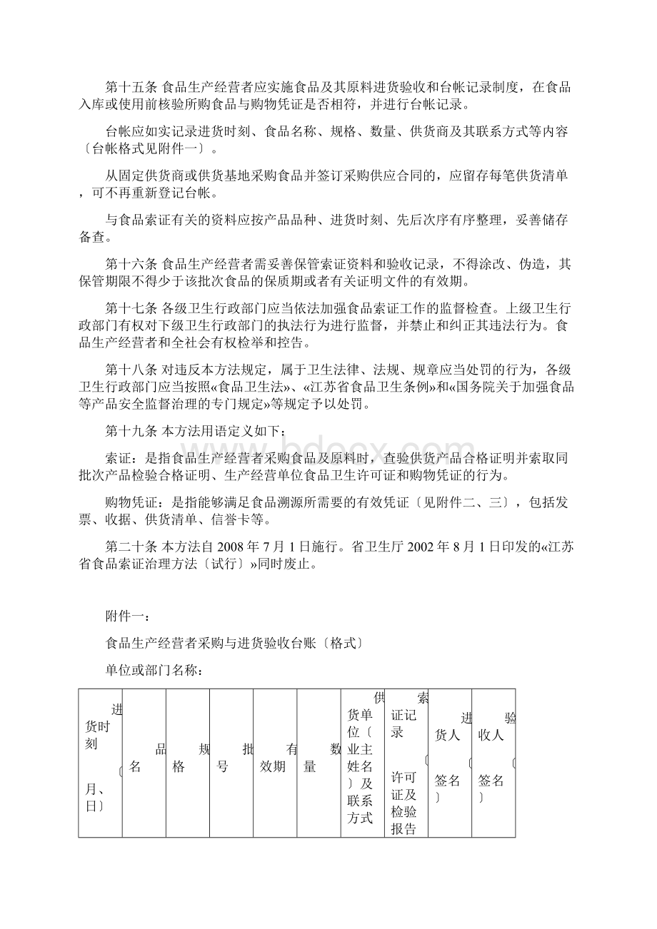 江苏省食品索证管理办法.docx_第3页