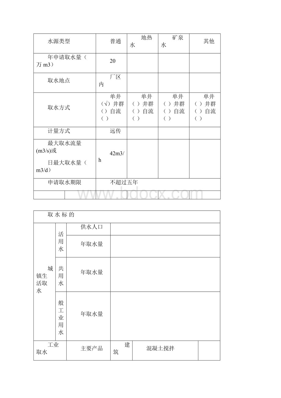 建设项目取水许可申请书范文.docx_第3页