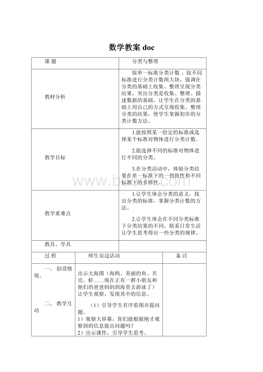 数学教案docWord格式.docx_第1页