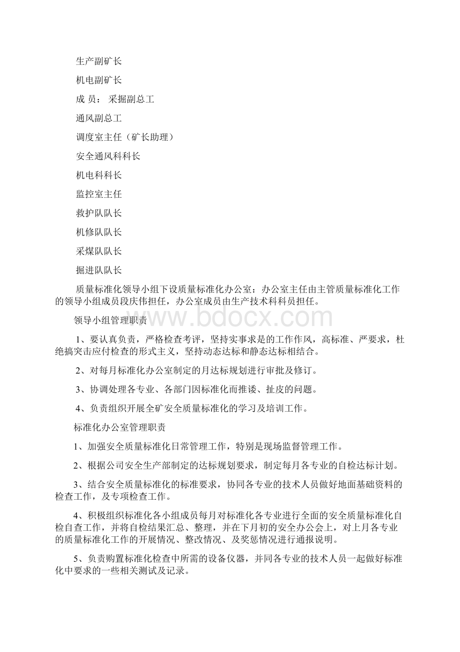 煤矿质量标准化实施细则Word格式文档下载.docx_第2页