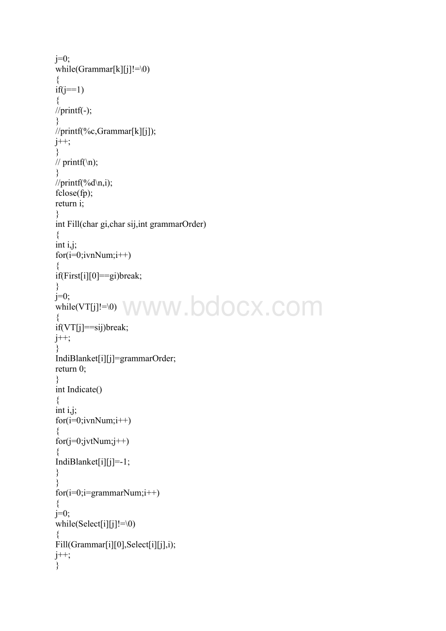 编译原理LL1语法分析实验报告 编译原理语法树.docx_第3页