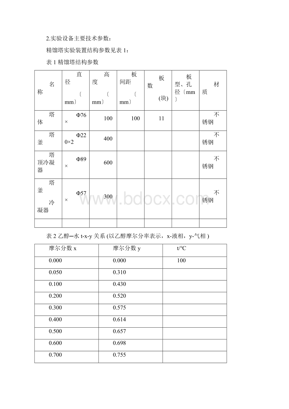 乙醇水精馏塔实验.docx_第3页