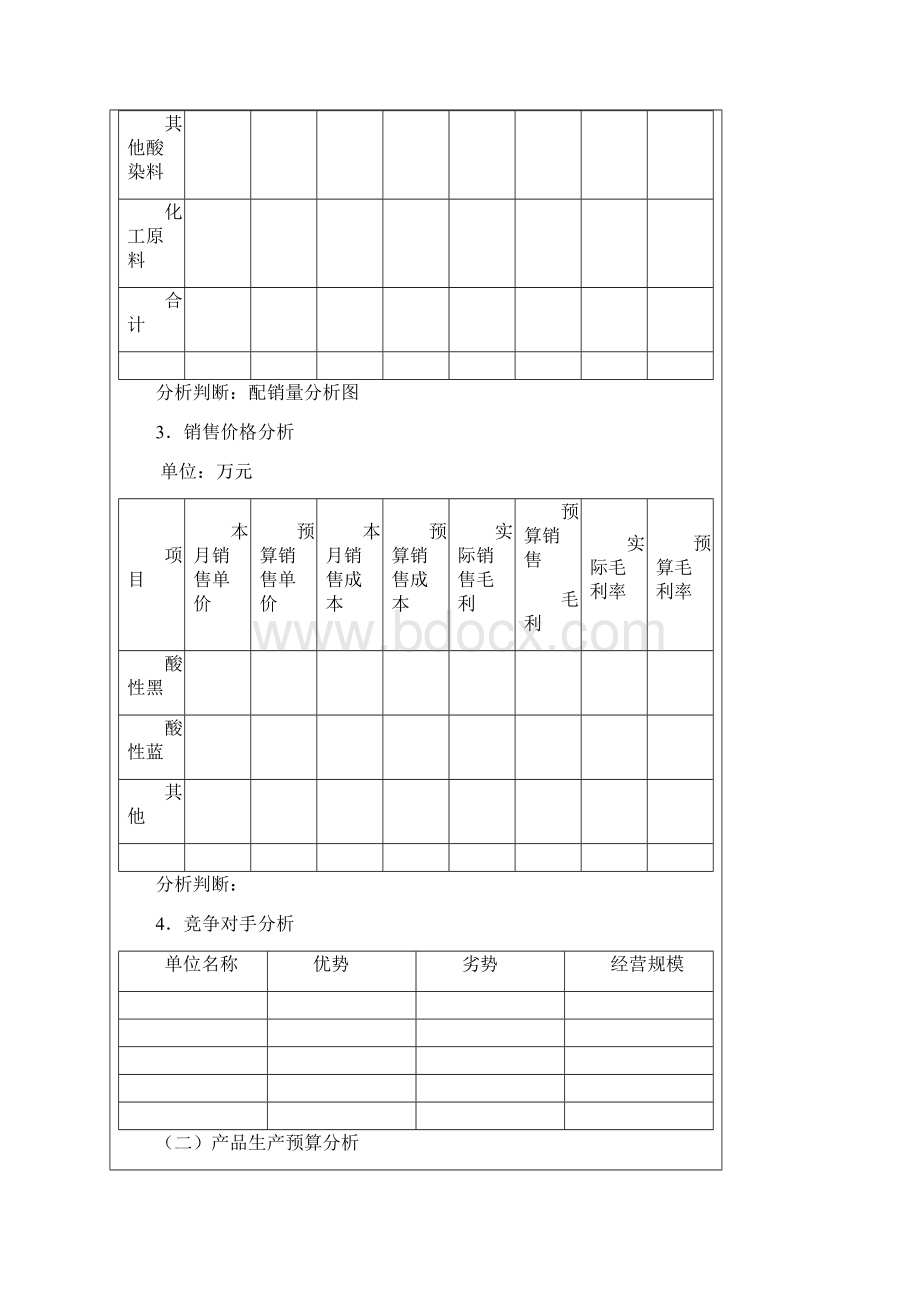 预算执行分析实施报告模板Word格式.docx_第2页