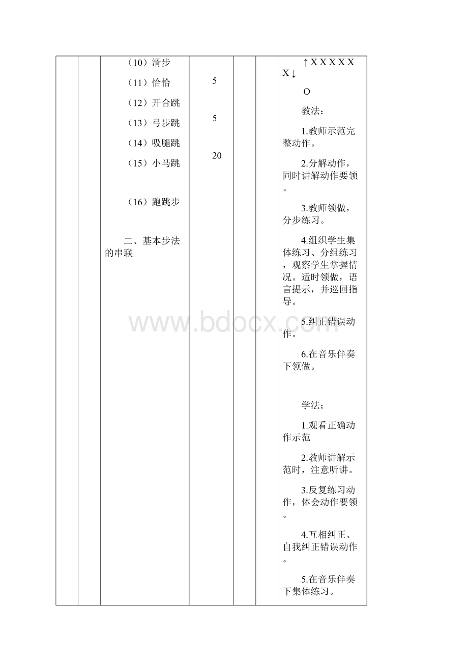 最新第三套大众健美操三级教案.docx_第3页