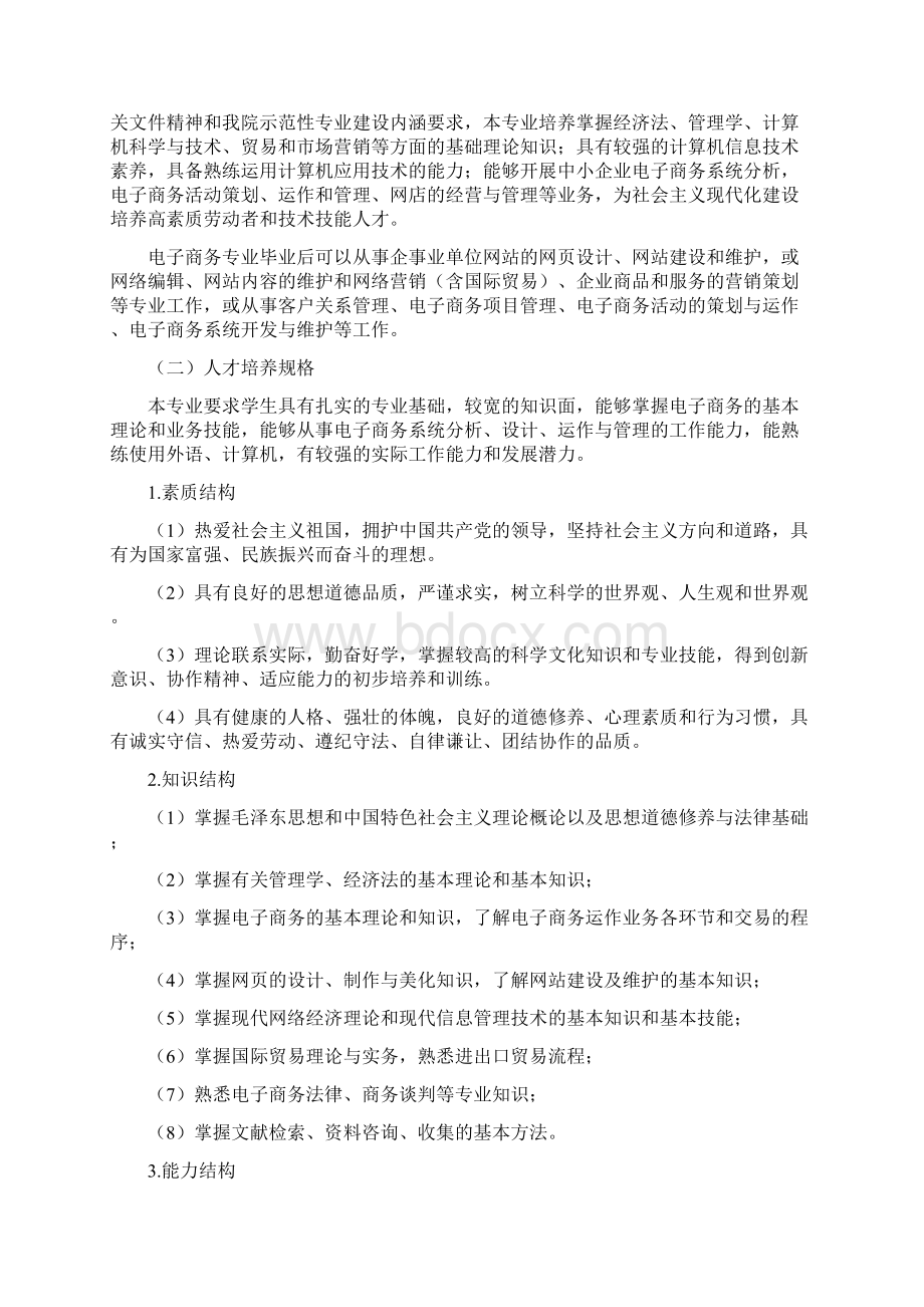 电子商务人才培养方案.docx_第3页