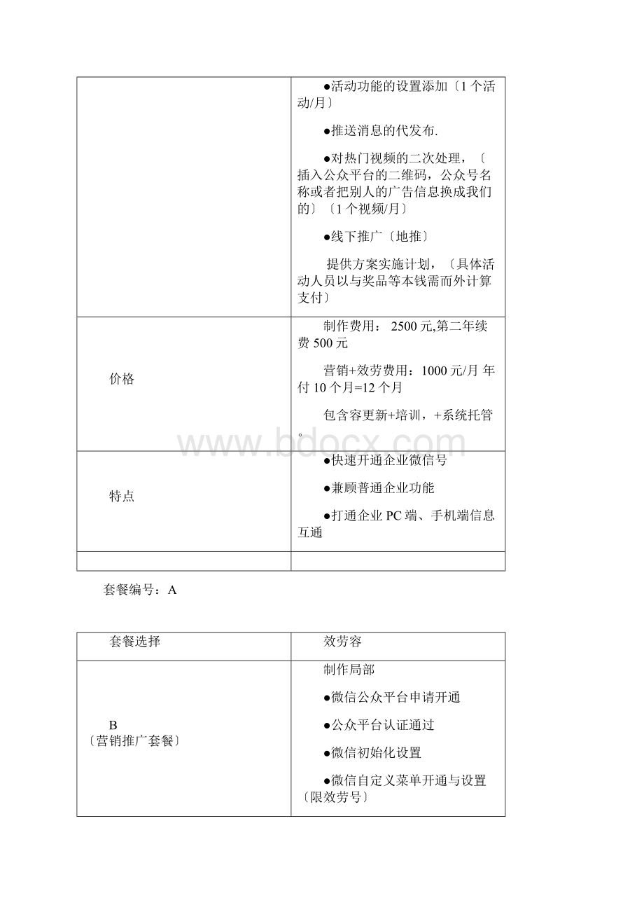 微信套餐业务报价单.docx_第3页