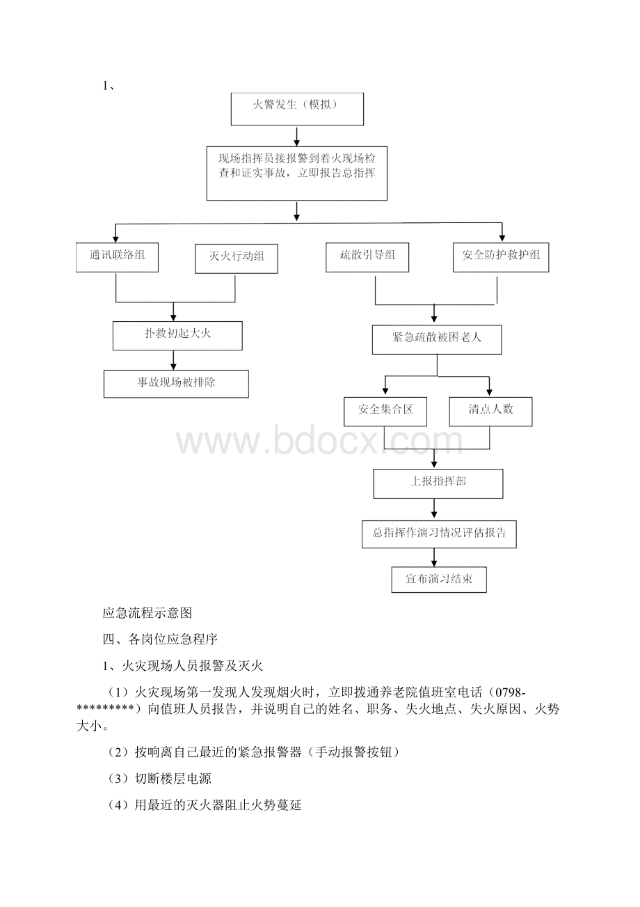 养老院灭火和应急疏散演习Word文档格式.docx_第3页