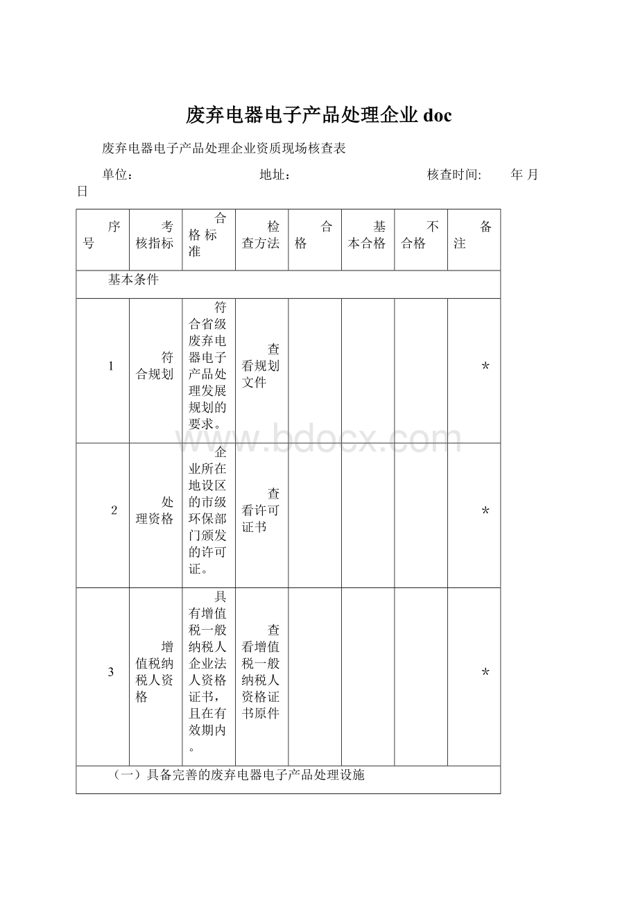 废弃电器电子产品处理企业doc.docx_第1页