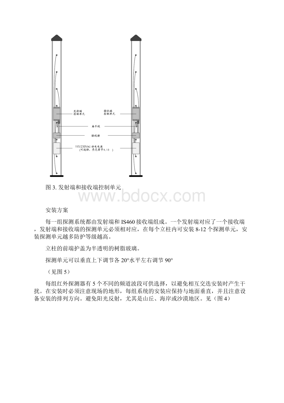 同步式红外栅栏说明书资料Word文档格式.docx_第3页