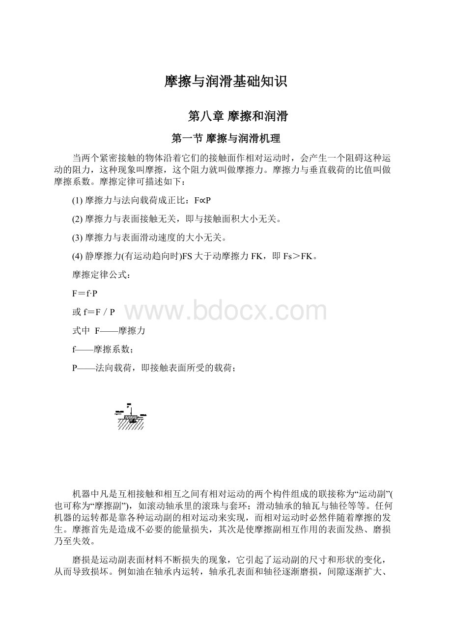 摩擦与润滑基础知识.docx_第1页