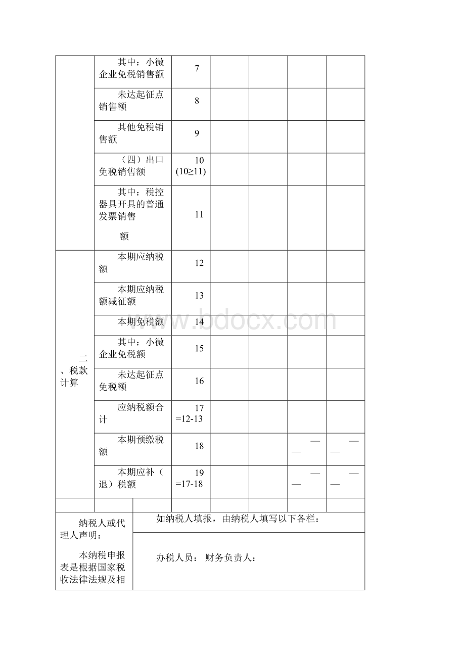 年现用版增值税纳税申报表完整.docx_第3页