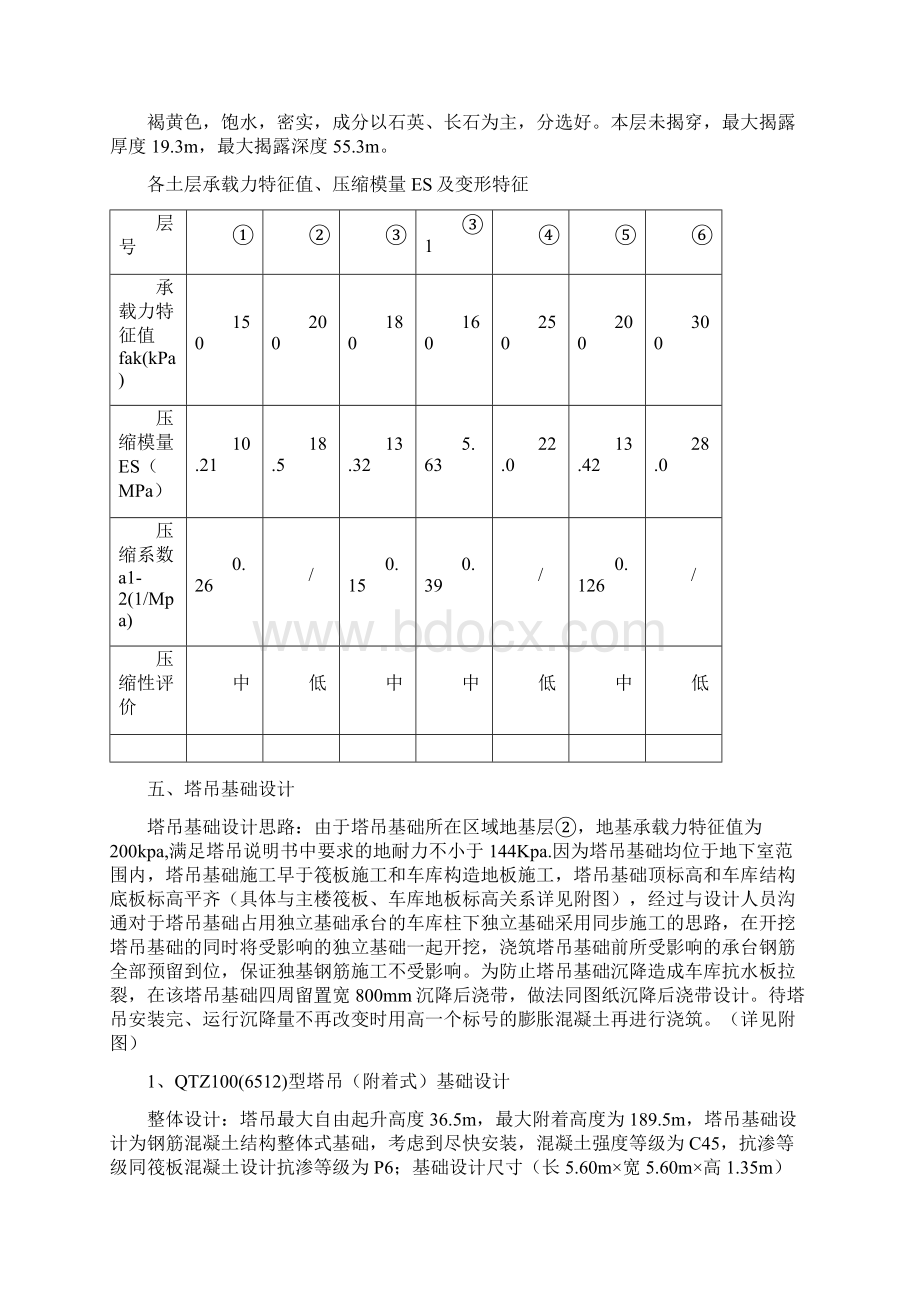 塔吊基础施工方案QTZ100塔文档格式.docx_第3页