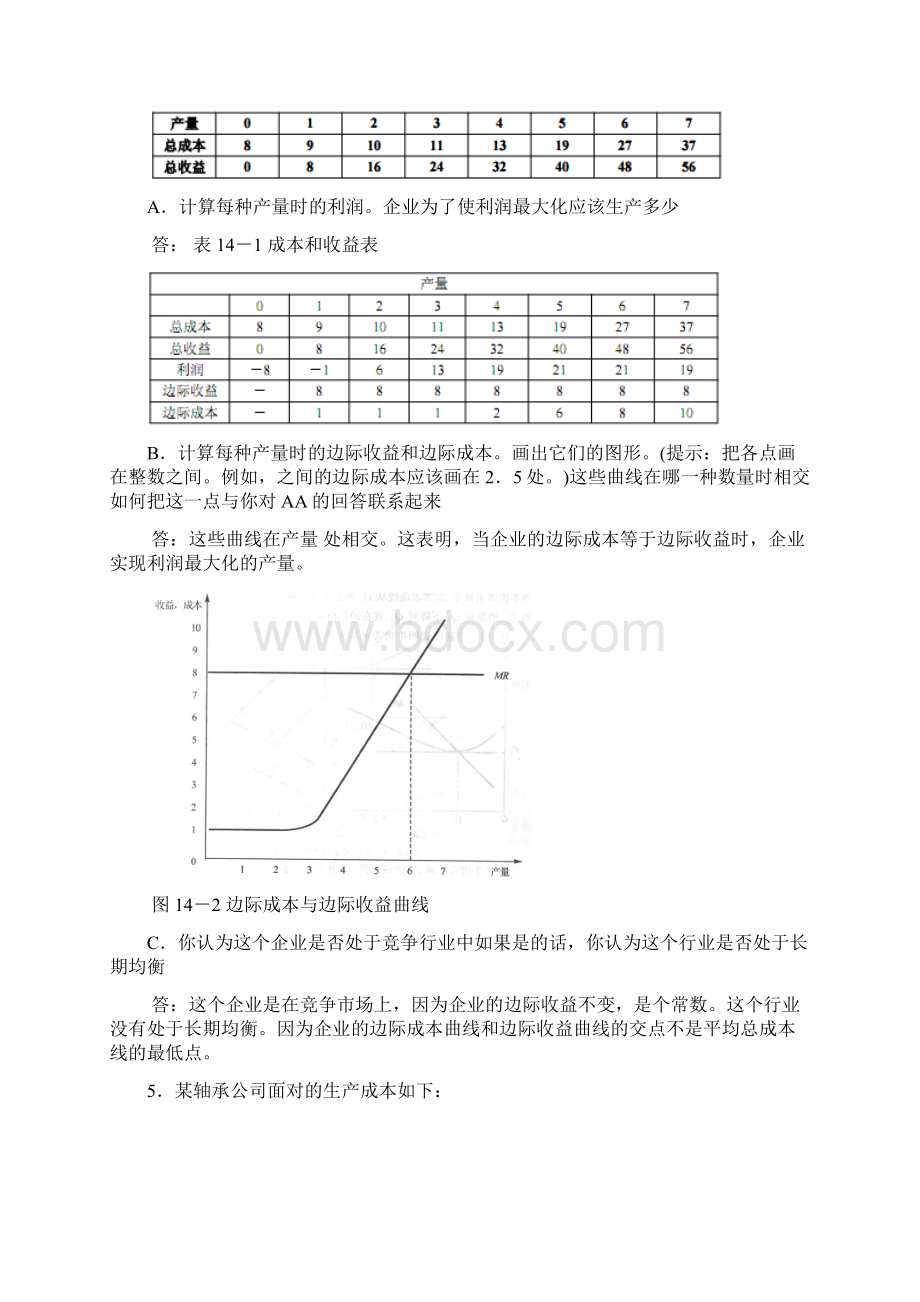 微观经济学第十四章竞争市场上的企业.docx_第3页