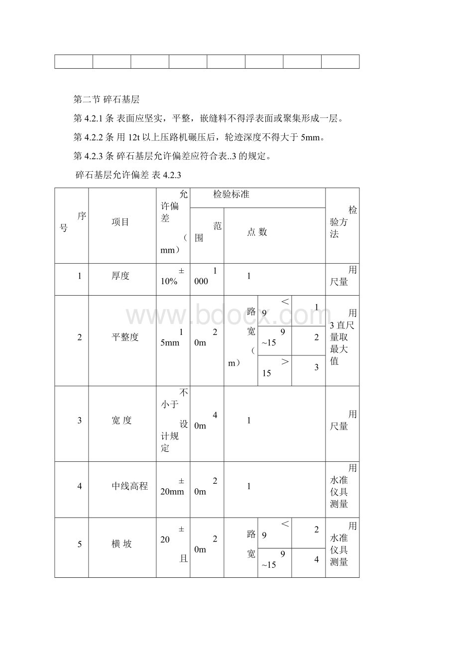 CJJ190质量允许偏差表Word文档格式.docx_第3页