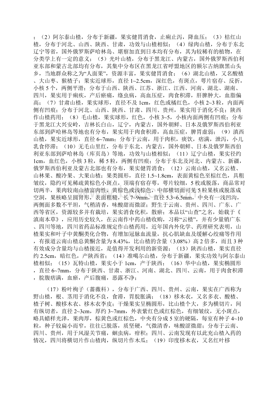 常用中药品种论述之消食健胃散瘀降脂论山楂.docx_第3页