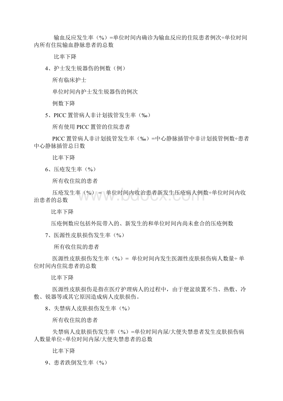 临床护理质量指标.docx_第2页