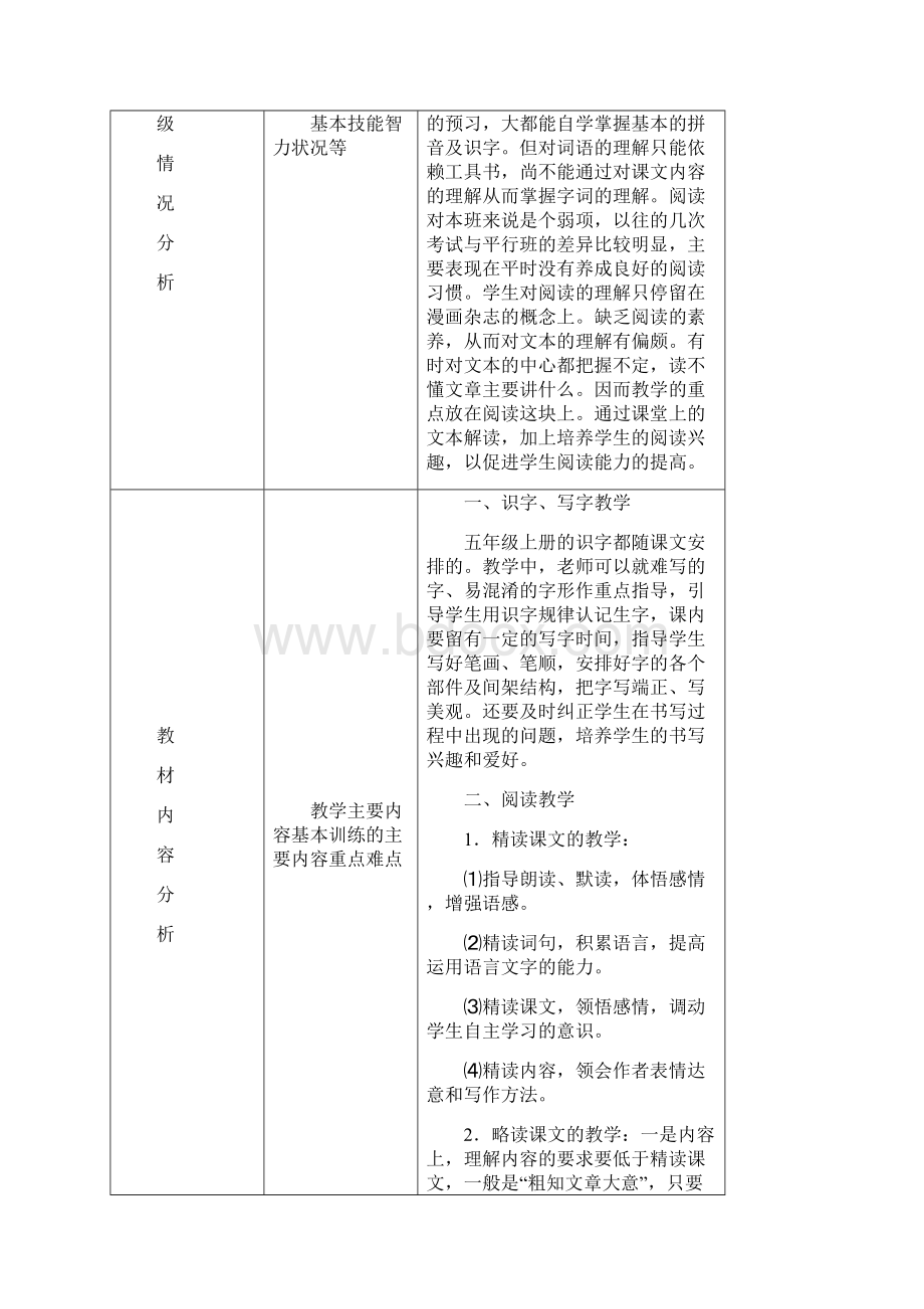 五上语文教案 很详细 表格清晰.docx_第2页