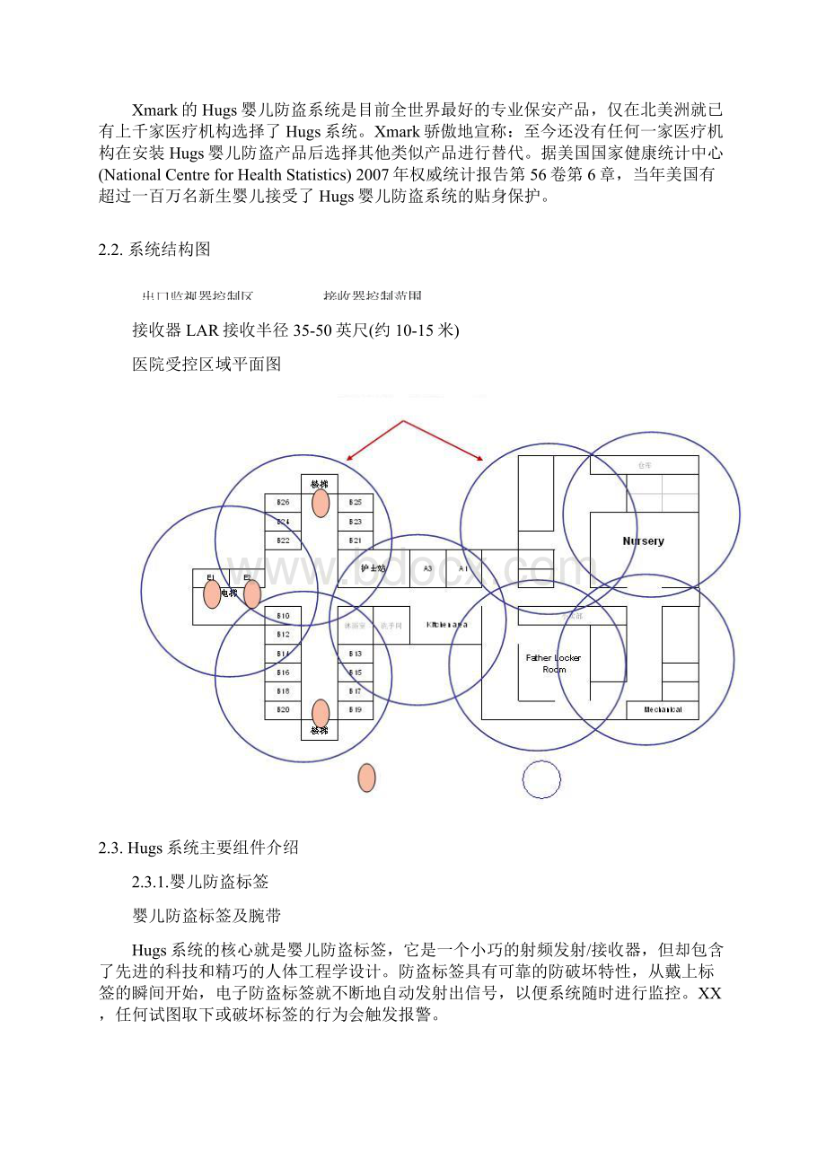 医院Hugs婴儿防盗系统方案定稿版Word文档下载推荐.docx_第3页