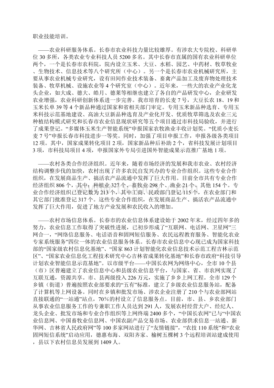 长春市三农服务业发展报告.docx_第2页