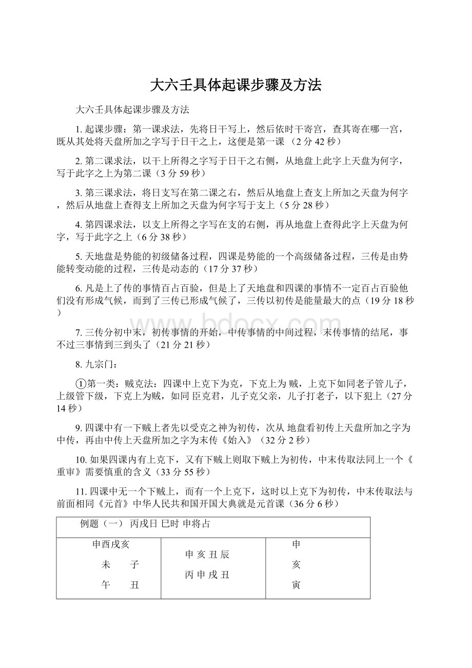 大六壬具体起课步骤及方法.docx_第1页