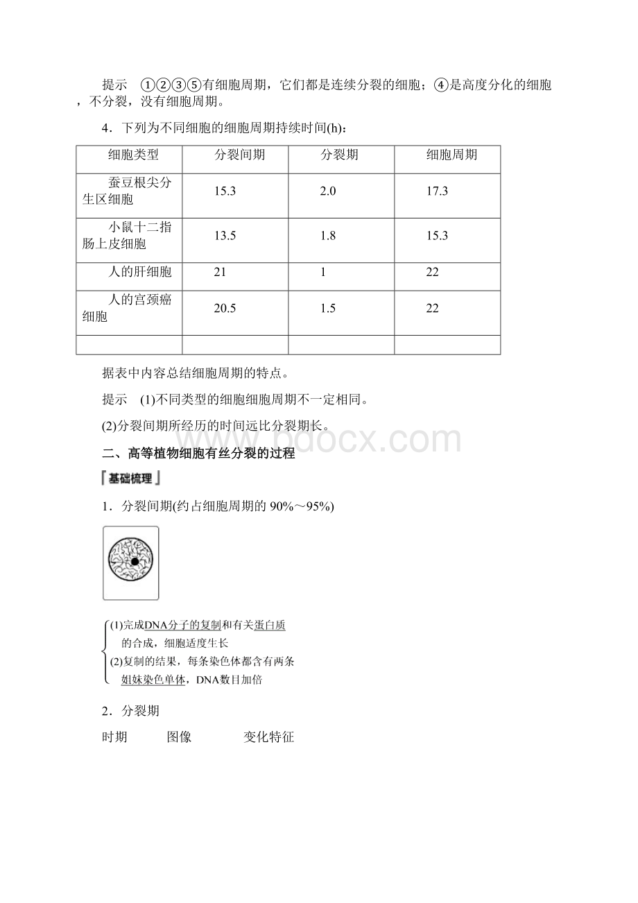 高中生物必修1新课改地区专用版第6章第6章 第1节 第1课时.docx_第3页