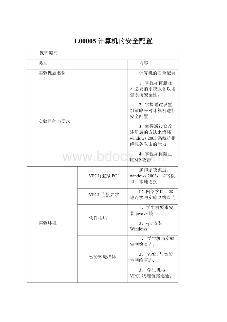 L00005计算机的安全配置.docx_第1页