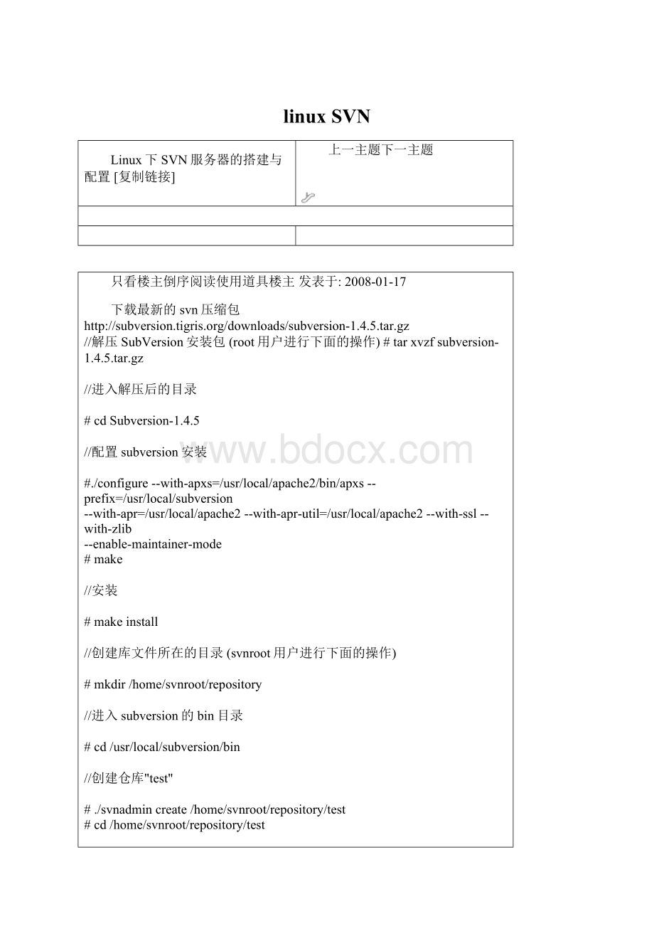 linux SVN.docx_第1页