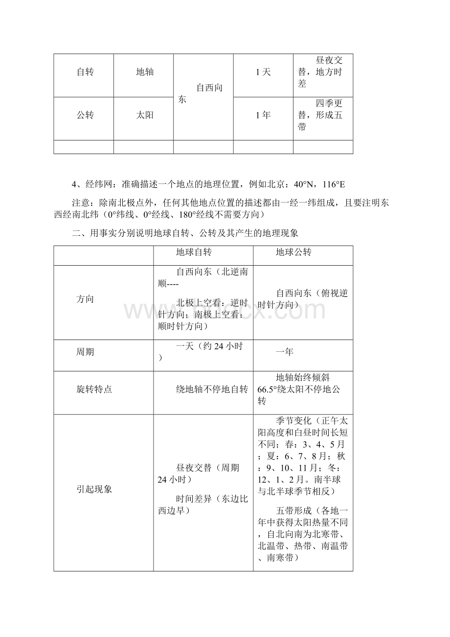 湘教版七年级地理上册知识点汇总.docx_第3页