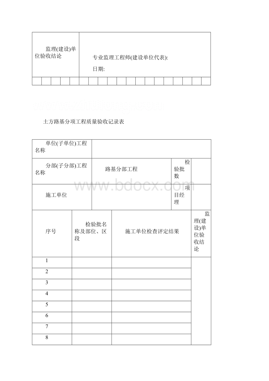 市政道路工程质量验收表格路基路面.docx_第3页