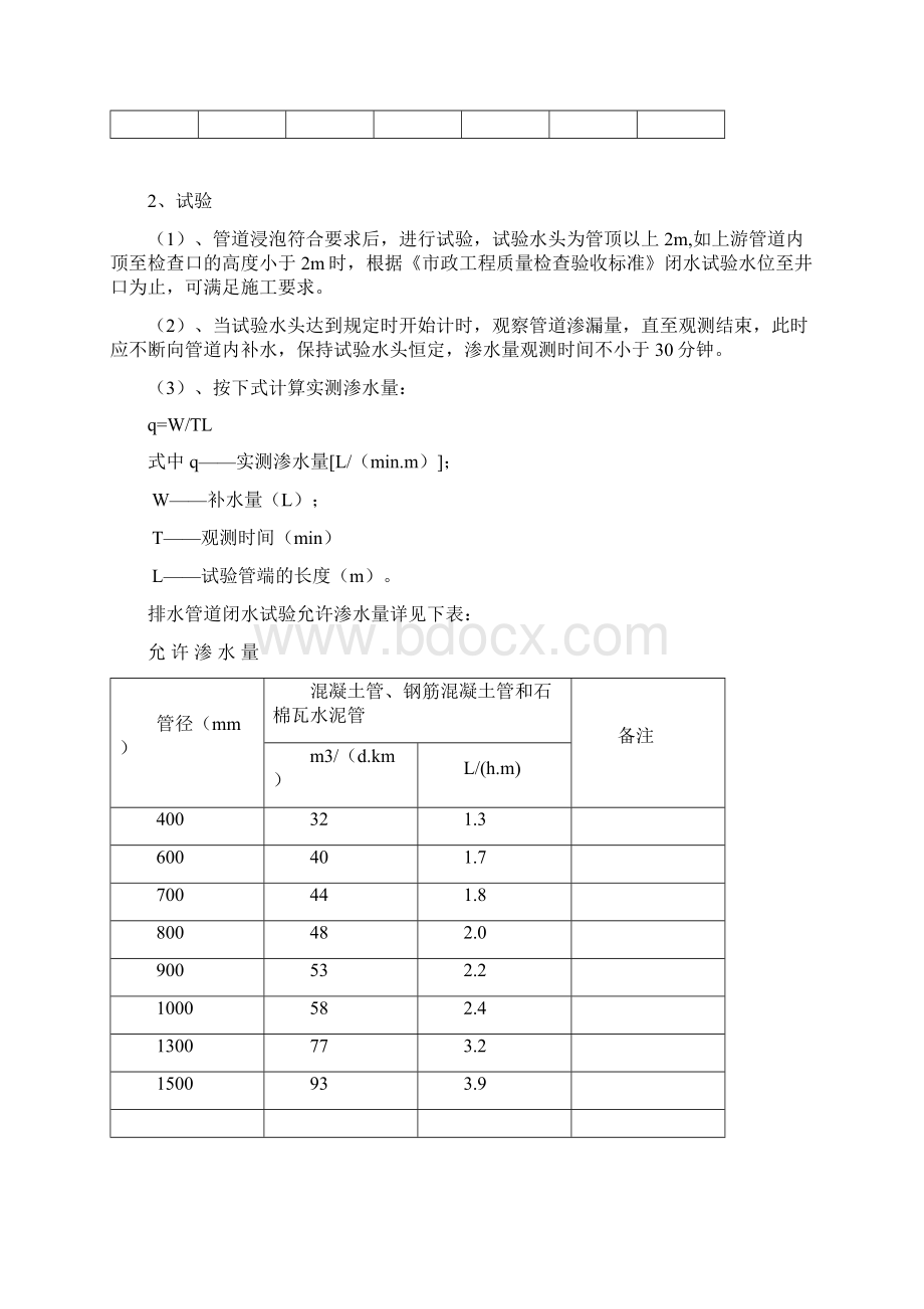 ux管道闭水试验施工方案.docx_第3页