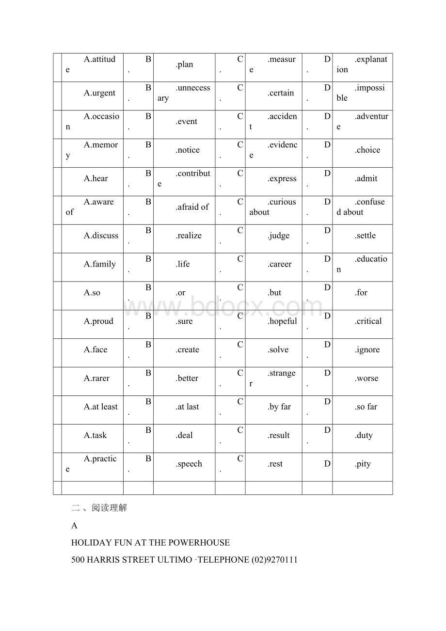 届高三英语下册知识点检测题36.docx_第2页